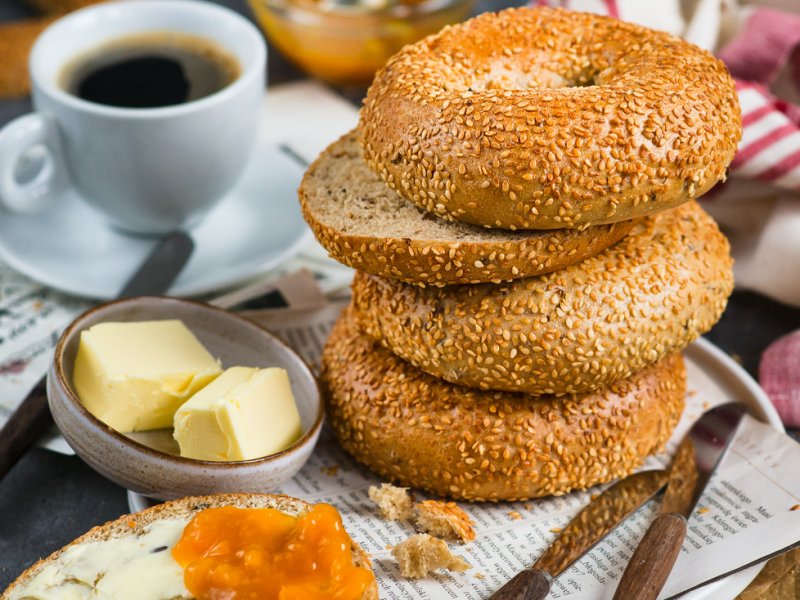Bajgiel z Kiełkami i Sezamem 90 g