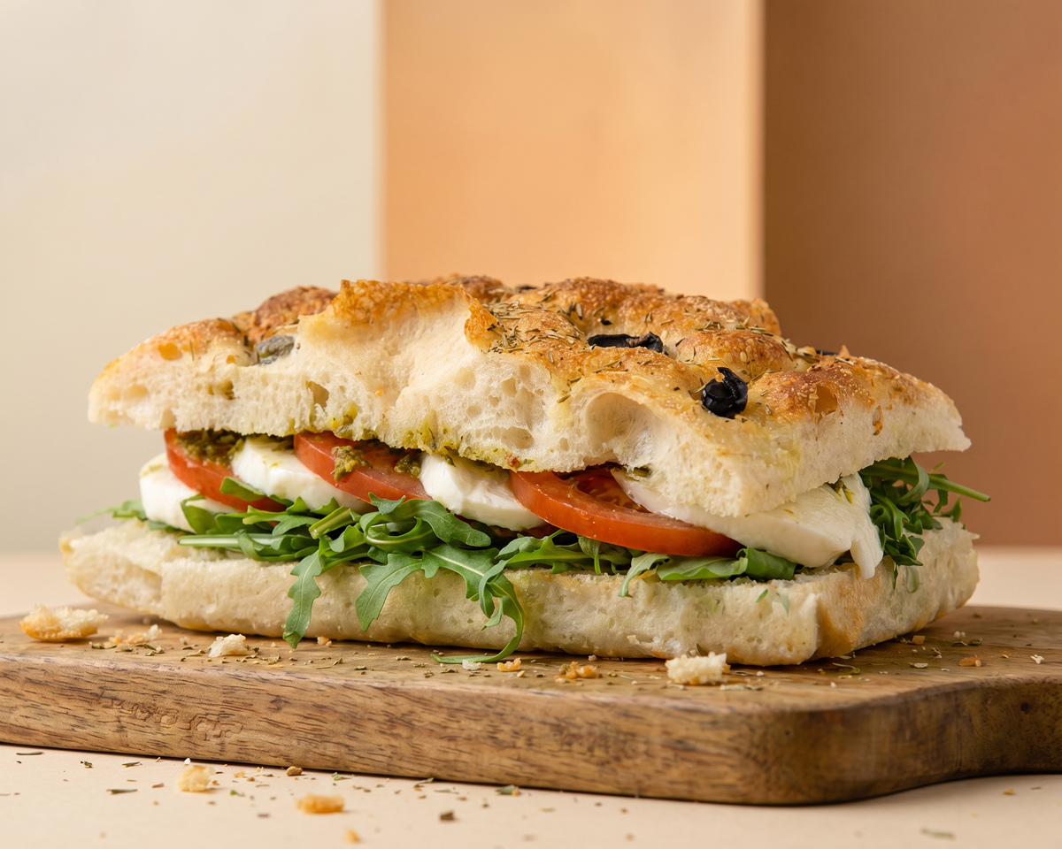 Focaccia z Pieca z Mozzarellą i Pomidorem 260 g